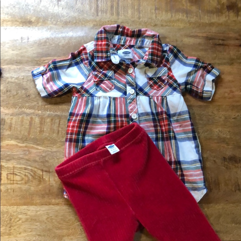 Old Navy Tunic and Velour leggings
